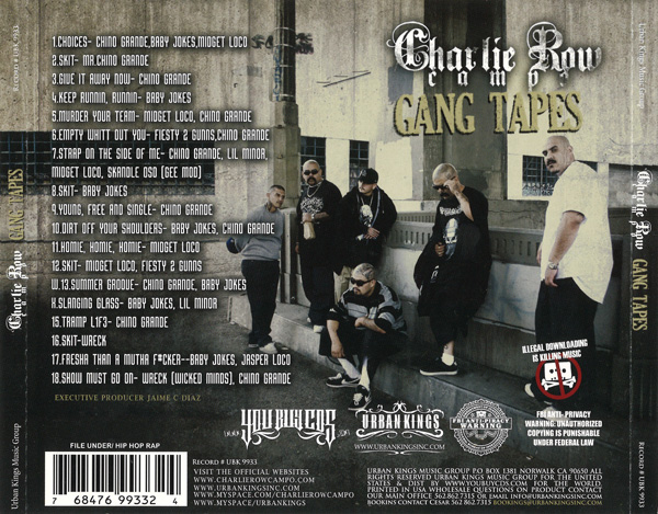 Charlie Row Campo - Gang Tapes Chicano Rap